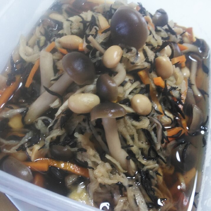 切り干し大根とひじきの煮物